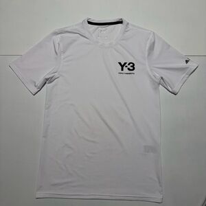 Y-3 Yohji Yamamoto Adidas stretchy white t-shirt